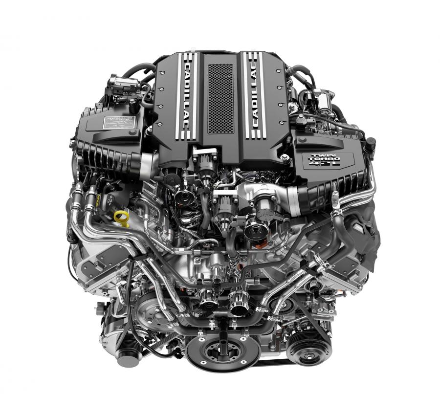 Моторный отсек Cadillac CT6 V-Sport 2018 года  (NA) (фото 10 из 14)